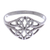 Sterling silver cocktail ring, 'Always Together' - Unique Sterling Silver Band Ring (image 2a) thumbail