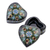 Lacquered wood boxes, 'Our Hearts' (pair) - Lacquered wood boxes (Pair)