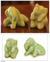 Celadon ceramic figurines, 'Elephant Play Time' (pair) - Celadon ceramic figurines (Pair)