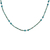 Turquoise beaded necklace, 'Blue Islands' - Reconstituted Turquoise Beaded Necklace thumbail