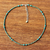 Turquoise beaded necklace, 'Blue Islands' - Reconstituted Turquoise Beaded Necklace (image 2b) thumbail