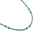 Turquoise beaded necklace, 'Blue Islands' - Reconstituted Turquoise Beaded Necklace (image 2e) thumbail