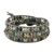 Jasper wrap bracelet, 'Rainforest Majesty' - Jasper wrap bracelet (image 2d) thumbail