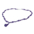 Amethyst Y necklace, 'Violet Champagne' - Fair Trade Amethyst Y Necklace (image 2b) thumbail