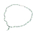 Y-Halskette aus Jade und Quarz - Handgefertigte Perlenkette aus Jade und Quarz