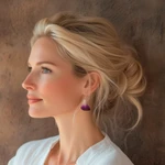 Natural orchid petal dangle earrings, 'Chiang Mai Beauty' - Natural Flower Dangle Earrings