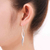 Sterling silver dangle earrings, 'Ping River Flows' - Modern Sterling Silver Dangle Earrings (image 2c) thumbail