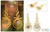 Gold plated labradorite dangle earrings, 'Follow the Dream' - Gold Plated Labradorite Dangle Earrings (image 2) thumbail