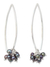 Cultured pearl drop earrings, 'Stars of Fascination' - Fair Trade Sterling Silver Pearl Earrings thumbail