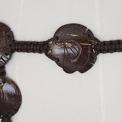 cinturón de cáscara de coco - cinturón de cáscara de coco