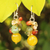 Pearl and citrine cluster earrings, 'Sunshine Love' - Hand Crafted Pearl and Quartz Beaded Earrings thumbail
