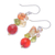 Pearl and citrine cluster earrings, 'Radiant Love' - Handcrafted Beaded Quartz Earrings (image 2c) thumbail