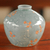 Celadon ceramic vase, 'Autumn in My Heart' - Floral Celadon Ceramic Vase (image 2) thumbail