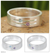 Blue topaz and amethyst band ring, 'Love Key' - Blue topaz and amethyst band ring (image 2) thumbail