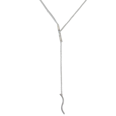 Collar colgante de plata esterlina - Collar con colgante de plata de ley elaborado artesanalmente