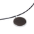 Men's wood pendant necklace, 'Moon Hero' - Men's Wood Pendant Necklace (image 2d) thumbail