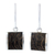 Wood dangle earrings, 'Natural Wonder' - Handmade Wood Dangle Earrings from Thailand (image 2a) thumbail