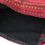 Cotton shoulder bag, 'Crimson Lands' - Handmade Red Shoulder Bag (image 2c) thumbail