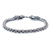 Men's sterling silver bracelet, 'Powerful Nagas' - Men's Unique Sterling Silver Dragon Bracelet (image 2a) thumbail