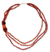 Carnelian beaded necklace, 'Sun Radiance' - Carnelian Beaded Necklace from Thailand thumbail
