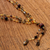 Carnelian and garnet pendant necklace, 'Lovely' - Carnelian and Garnet Pendant Necklace (image 2c) thumbail