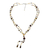 Carnelian and garnet pendant necklace, 'Lovely' - Carnelian and Garnet Pendant Necklace (image 2d) thumbail