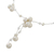 Cultured pearl pendant necklace, 'Snow Queen' - Fair Trade Pearl Necklace (image 2f) thumbail