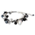 Cultured pearl and tourmalinated quartz beaded bracelet, 'Sweet Sophistication' - Handcrafted Beaded Pearl and Quartz Bracelet (image 2b) thumbail