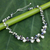 Cultured pearl beaded necklace, 'Monochrome Harmony' - Unique Pearl Necklace (image 2) thumbail