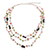 Cultured pearls and peridot beaded necklace, 'Sweet Tropical' - Pearls And Multi Gemstone Beaded Necklace (image 2a) thumbail