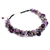 Amethyst cluster necklace, 'Gush' - Handmade Amethyst Cluster Necklace (image 2b) thumbail