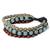 Jaspis-Perlenarmband, 'Urban Colors - Armband mit Messingperlen, Jaspis und Quarz