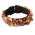 Carnelian cuff bracelet, 'Sunny Day' - Artisan Crafted Carnelian Cuff Bracelet thumbail