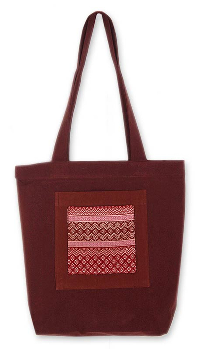 Unique Embroidered Cotton Shoulder Bag