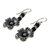 Silver flower earrings, 'Tribal Blooms' - Fair Trade Hill Tribe Silver Dangle Earrings (image 2e) thumbail