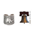 Sterling silver wrap ring, 'King of the Forest' - Sterling Silver Elephant Wrap Ring