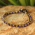 Amethyst beaded bracelet, 'Dazzling Harmony' - Amethyst and Brass Beaded Bracelet (image 2) thumbail