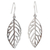 Sterling silver dangle earrings, 'New Leaf' - Unique Sterling Silver Dangle Earrings (image 2a) thumbail