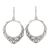 Sterling silver dangle earrings, 'Songkran Moon' - Handmade Sterling Silver Dangle Earrings (image 2a) thumbail