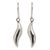 Sterling silver dangle earrings, 'Sea Current' - Modern Sterling Silver Dangle Earrings (image 2a) thumbail