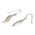 Sterling silver dangle earrings, 'Sea Current' - Modern Sterling Silver Dangle Earrings (image 2b) thumbail