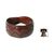 Men's leather wristband bracelet, 'Ayutthaya Brown' - Men's Leather Wristband Bracelet (image 2j) thumbail