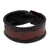 Men's leather wristband bracelet, 'Thai Wrap' - Men's Fair Trade Leather Wristband Bracelet thumbail