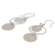 Sterling silver dangle earrings, 'Moonlight Charm' - Fair Trade Sterling Silver Dangle Earrings (image 2b) thumbail