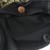 Cotton sling bag, 'Golden Lotus' - Brocade and Black Cotton Sling Bag (image 2b) thumbail