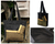 Cotton tote handbag and change purse, 'Golden Garden' - Cotton Tote Bag with Change Purse Handmade in Thailand thumbail