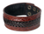 Men's leather wristband bracelet, 'Chiang Rai Trek' - Men's Handcrafted Leather Wristband Bracelet (image 2a) thumbail
