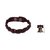 Men's leather wristband bracelet, 'Three Dark Rivers' - Men's Artisan Crafted Leather Wristband Bracelet