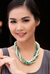 Cultured pearl and aventurine torsade necklace, 'Forest Cloud' - Pearl and Quartz Torsade Necklace (image 2b) thumbail