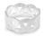 Sterling silver band ring, 'Lacy Charm' - Sterling silver band ring